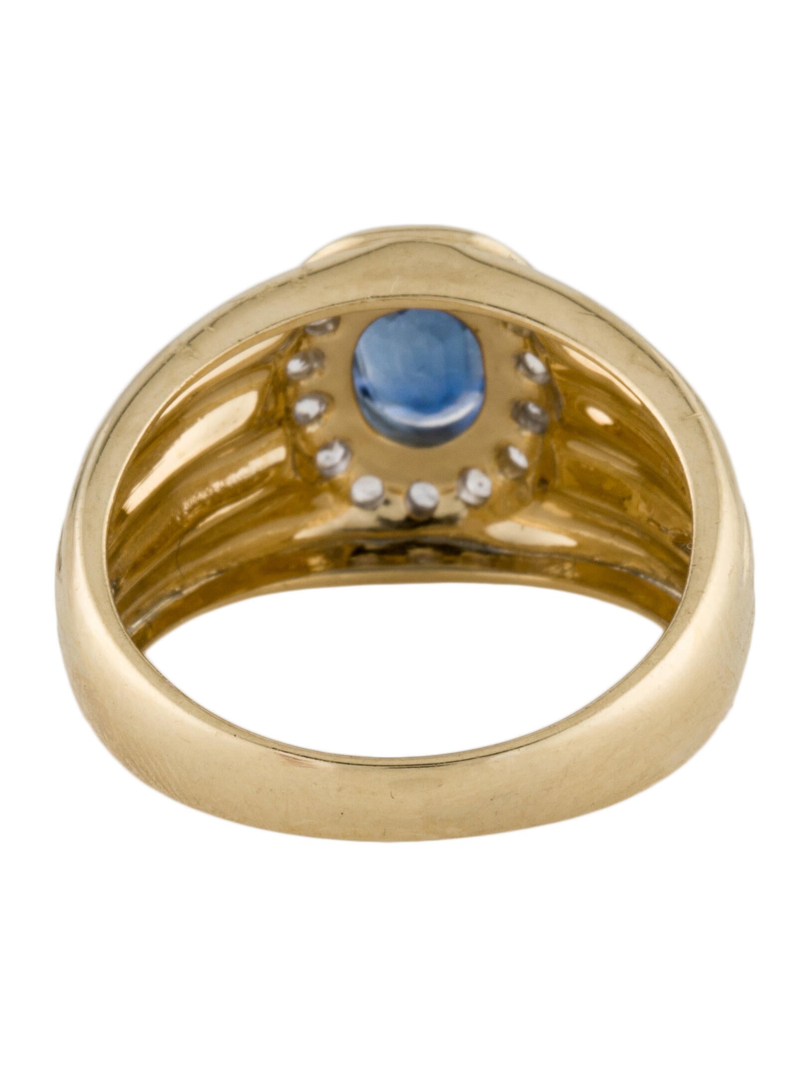 Ring 14K Sapphire Cocktail Ring