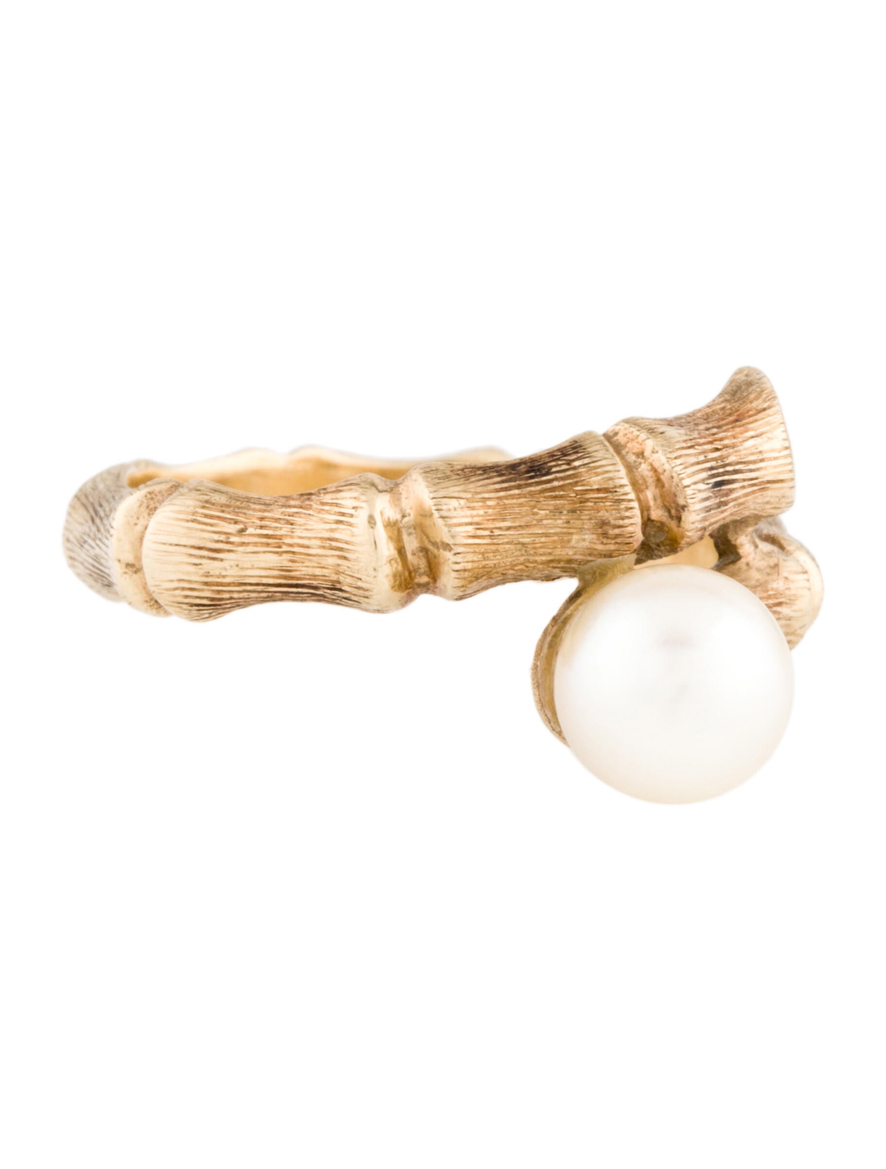 Ring James Avery 14K Pearl Bamboo Ring
