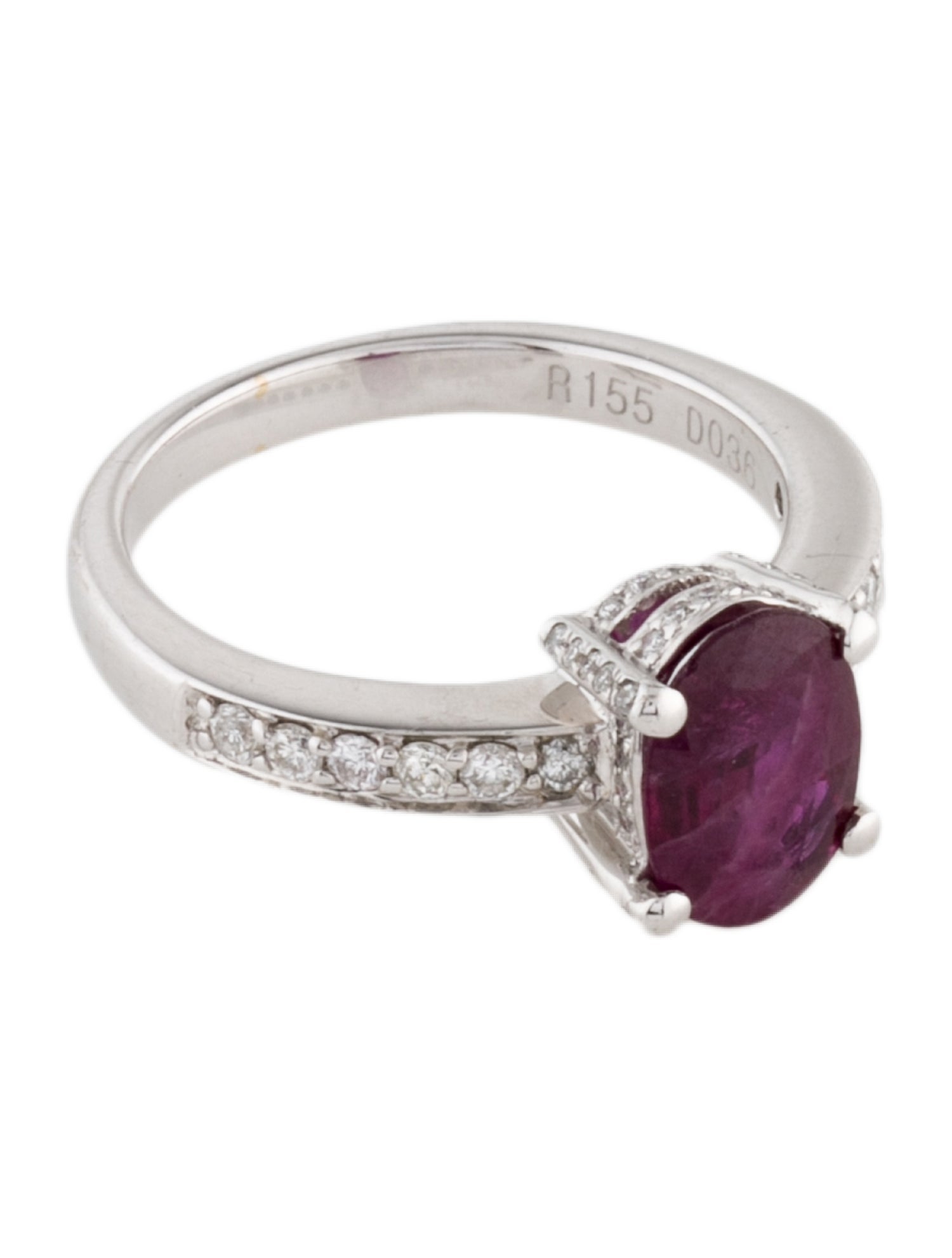 Ring 18K Ruby & Diamond Cocktail