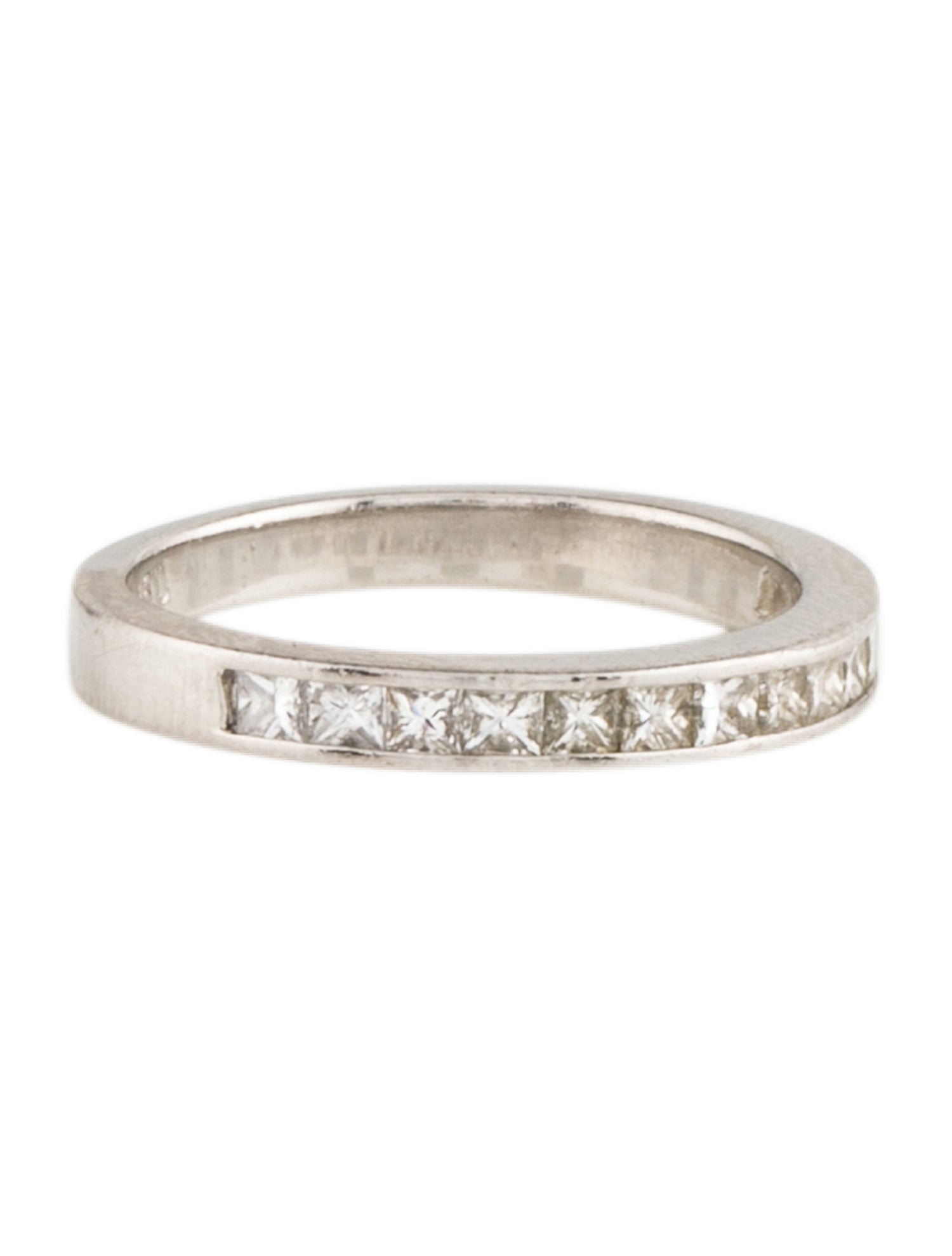 Ring Platinum Diamond Wedding Band 950 Platinum Band, Rings