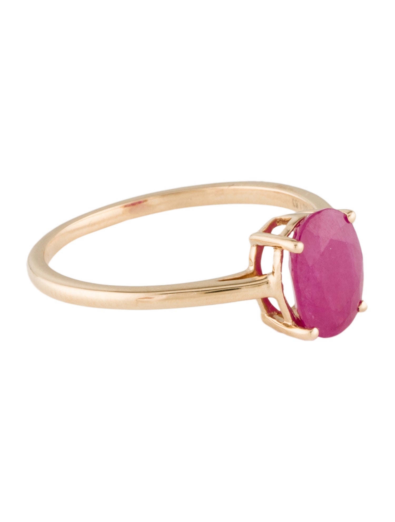 Ring 14K 1.41ct Ruby Cocktail Ring