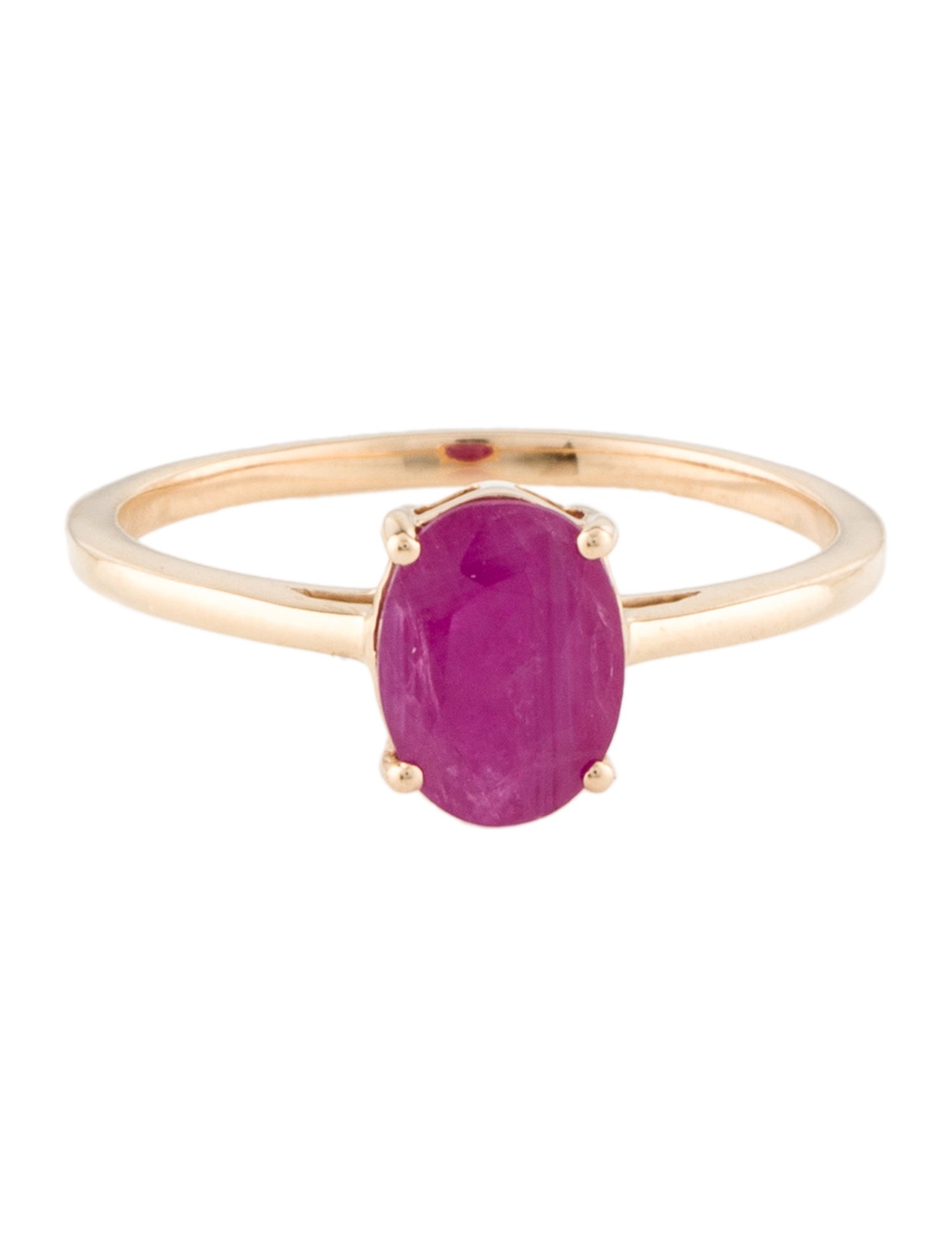 Ring 14K 1.13ct Ruby Cocktail Ring