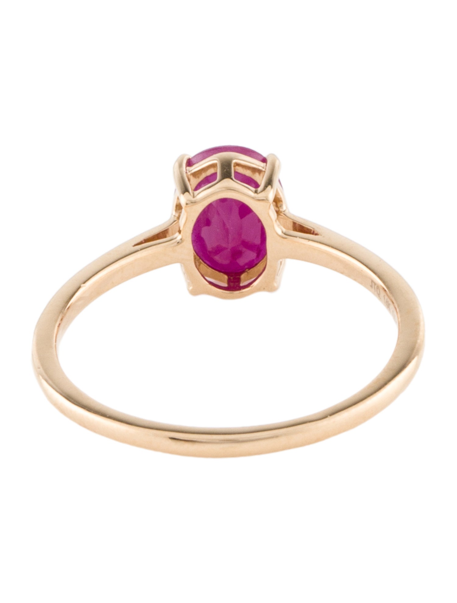 Ring 14K 1.13ct Ruby Cocktail Ring