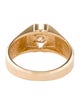Ring 14K Diamond Signet Ring