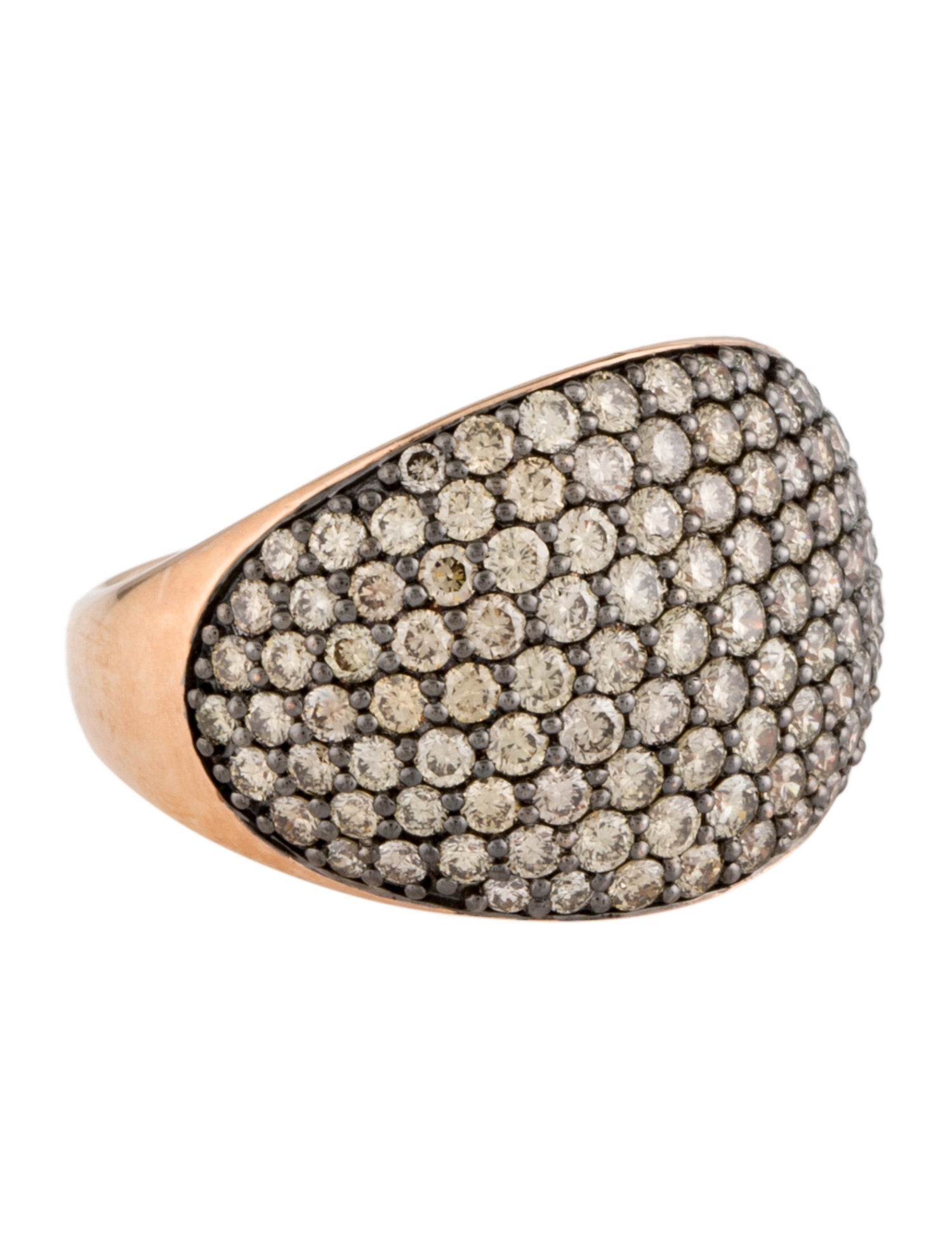 Ring 14K 1.72ctw Diamond Wide Tapered Band