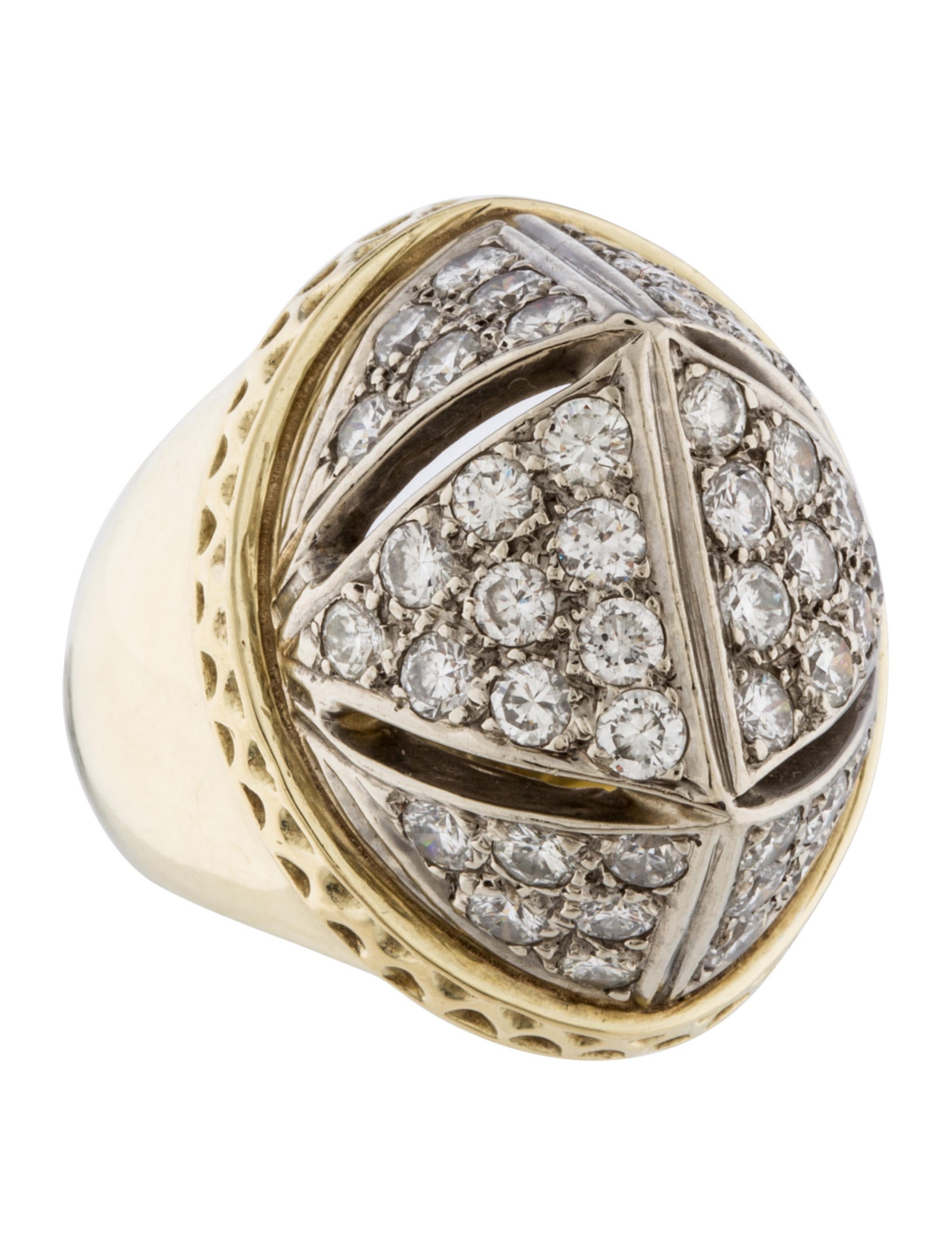 Ring Pave Dome Ring