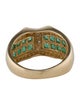 Ring 14K 3.00ctw Emerald & Diamond Band