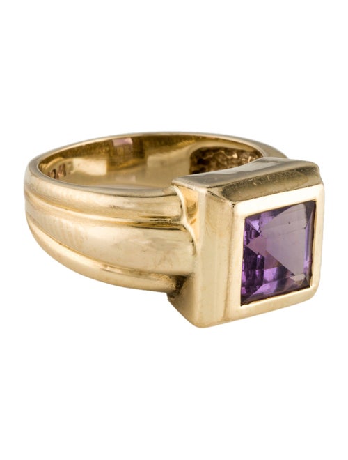 Ring 14K 1.39ct Amethyst Cocktail Ring