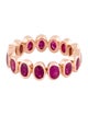 Ring 18K 3.29ctw Ruby Eternity Ring