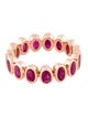 Ring 18K 3.29ctw Ruby Eternity Ring