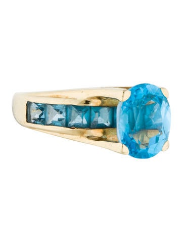 14K Topaz Cocktail Ring
