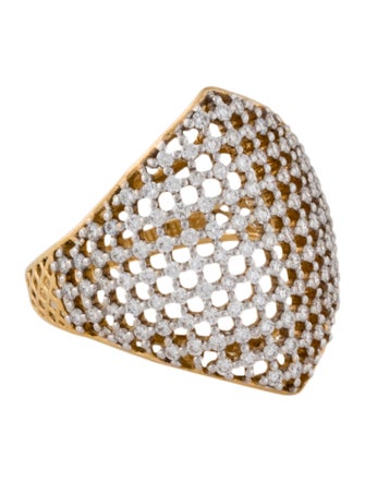 Ring 18K Diamond Cocktail Ring