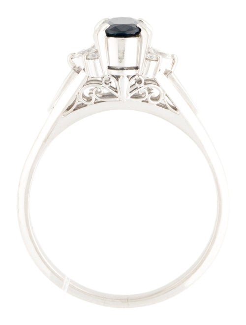 Ring Platinum Sapphire & Diamond Cocktail Ring