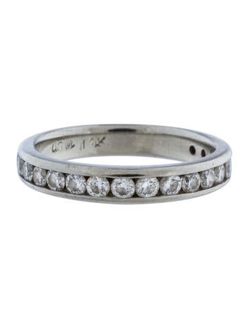 14K Half-Eternity Diamond Band