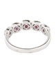 Ring 14K Ruby & Diamond Band