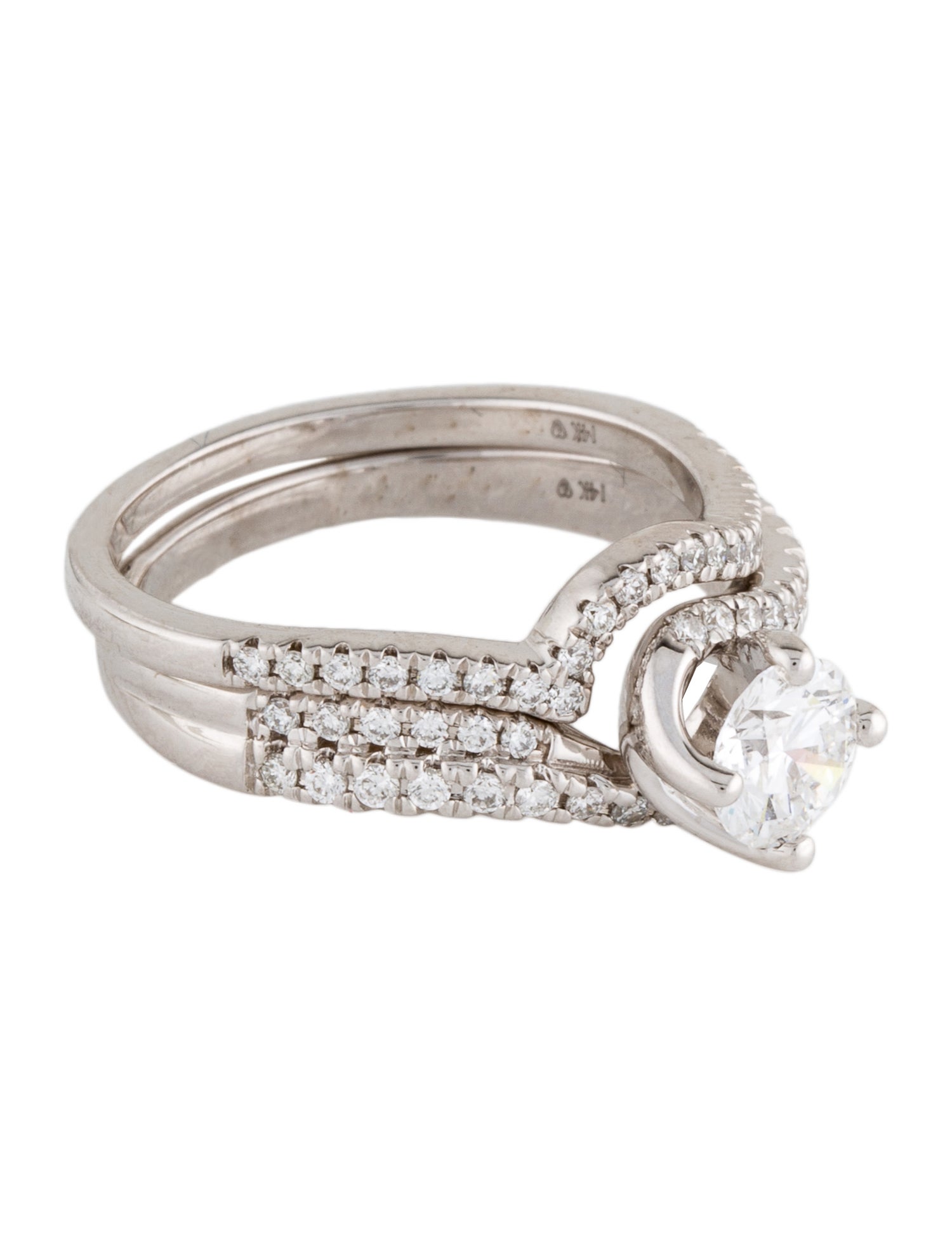 Ring 14K 1.10ctw Lab-Grown Diamond Wedding Set