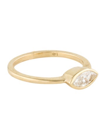 Ring Cocktail 14K Diamond 8 | 6.25