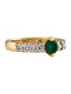 Ring 18K Emerald & Diamond Ring