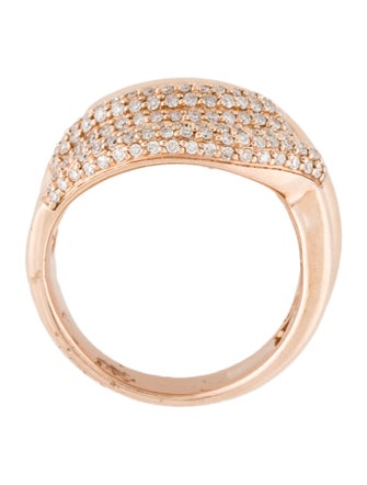 Ring 14K Diamond Bypass Cocktail Ring