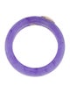 Ring 14K Amethyst & Dyed Jadeite Band
