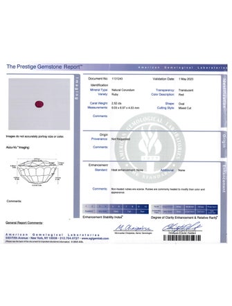 Ring 18K 2.52ct Ruby & Diamond Cocktail Ring