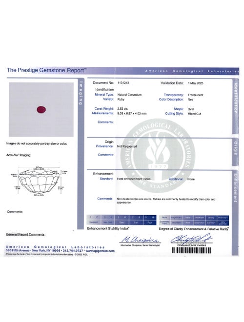 Ring 18K 2.52ct Ruby & Diamond Cocktail Ring