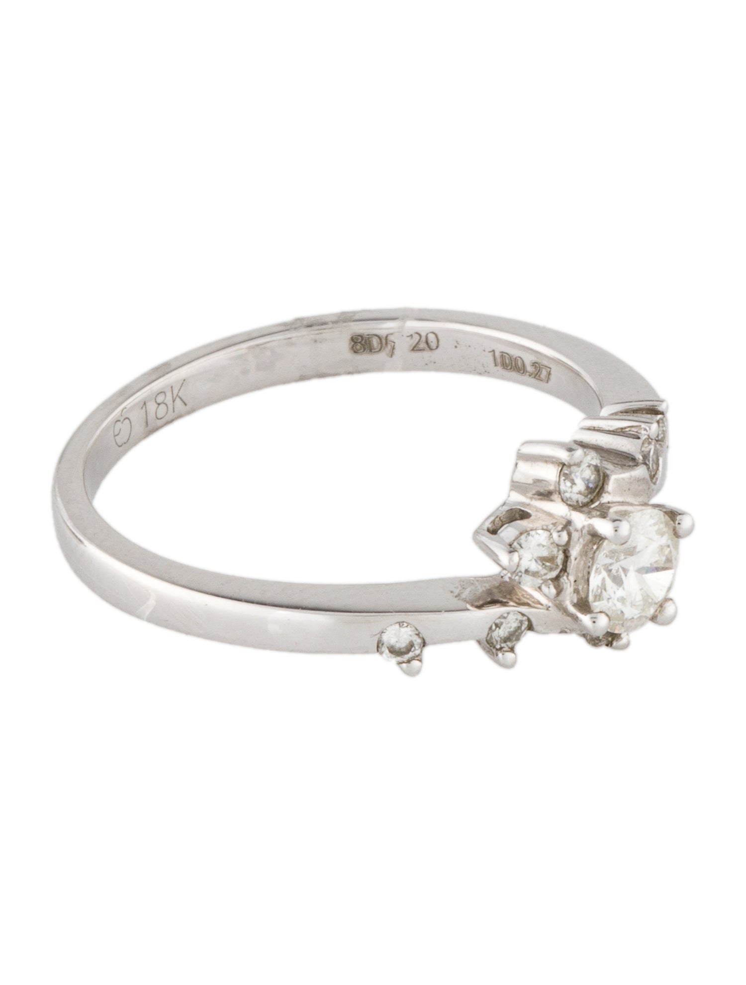 Ring 18K Diamond Cocktail Ring