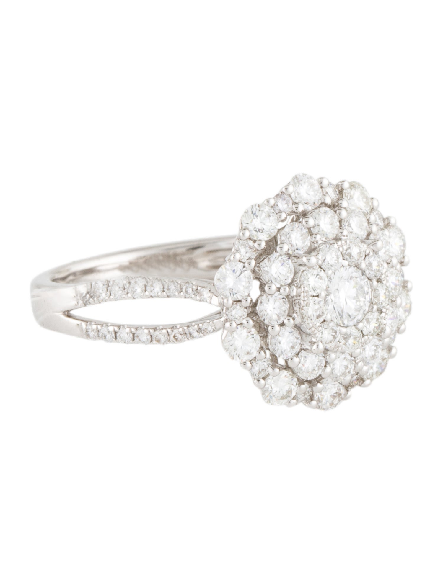 Ring 18K 1.33ctw Diamond Cocktail Ring