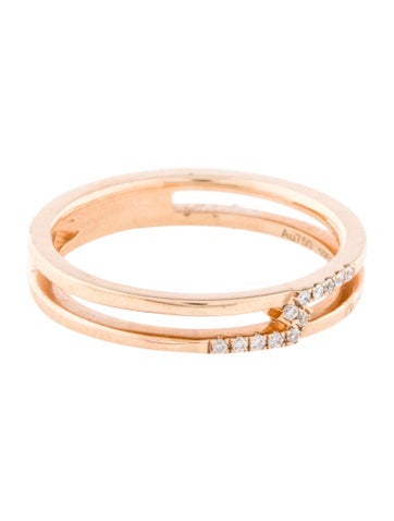 Ring Band 18K Diamond 6