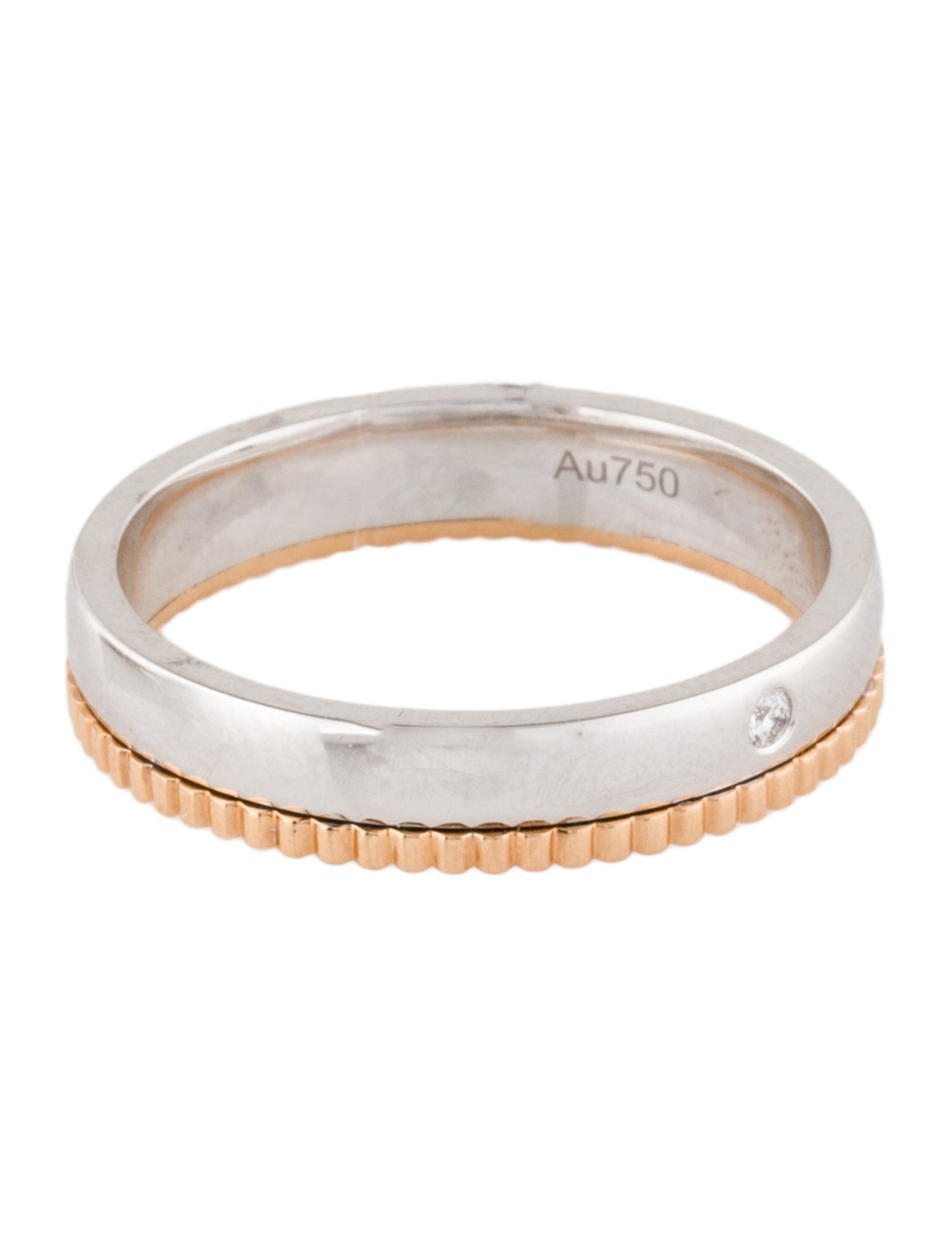 Hermès Large Eclipse Ruban Ring - Sterling Silver Band