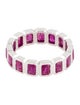Ring 18K 3.48ct Ruby Eternity Band