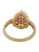 Ring 14K 1.50ct Ruby & Diamond Cocktail Ring
