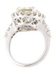 Ring 14K 3.79ct Diamond Halo Engagement Ring