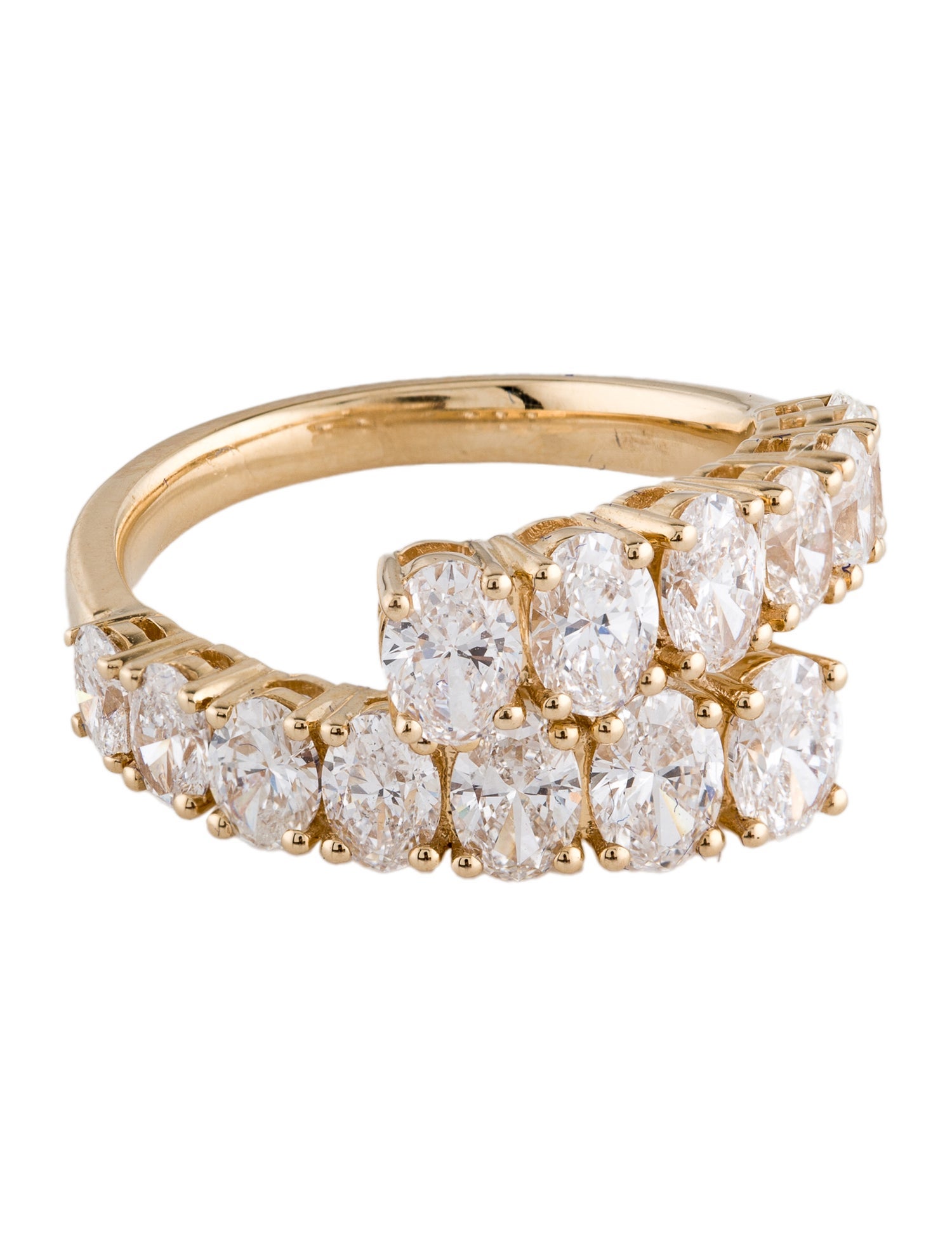 Ring 14K Diamond Bypass