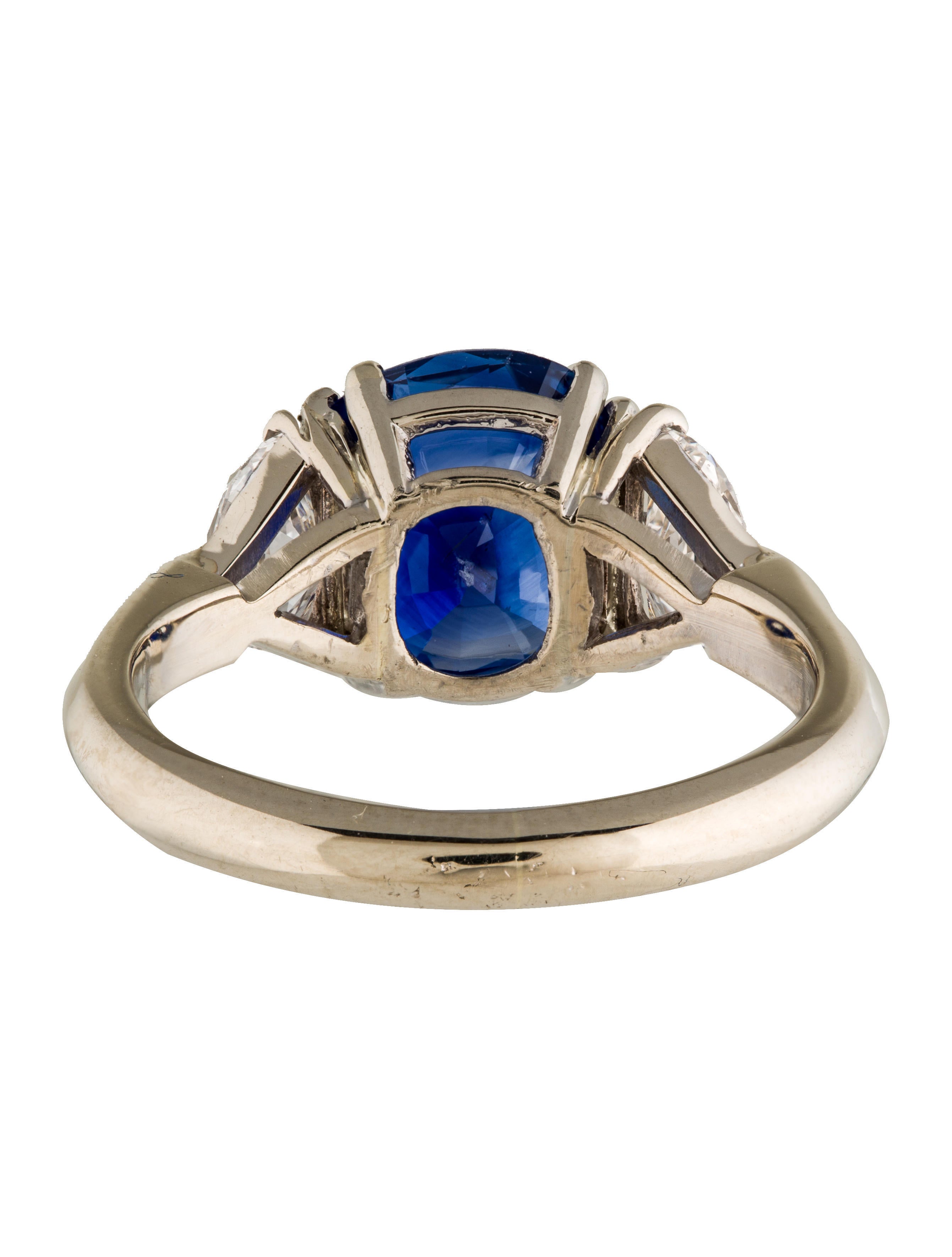 14K Sapphire & Diamond Cocktail Ring Rings RRING28013 The RealReal