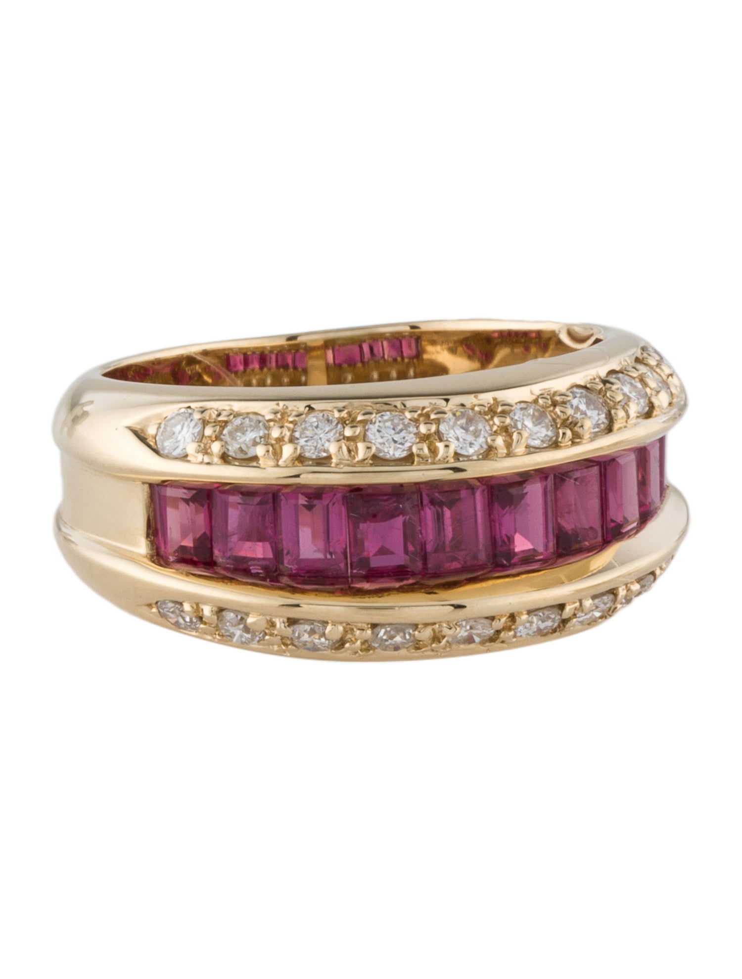 Ring 18K 1.65ctw Ruby & Diamond Ring