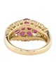 Ring 18K 1.27ctw Ruby & Diamond Band Ring