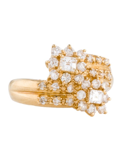 Ring 18K 1.01ctw Diamond Cocktail Ring