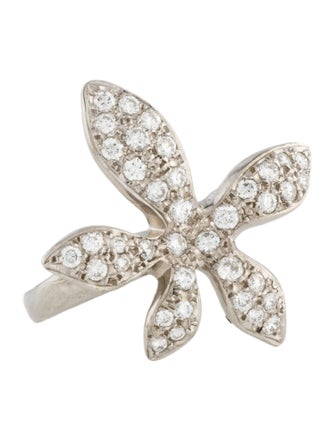 Ring Platinum Diamond Cocktail Ring