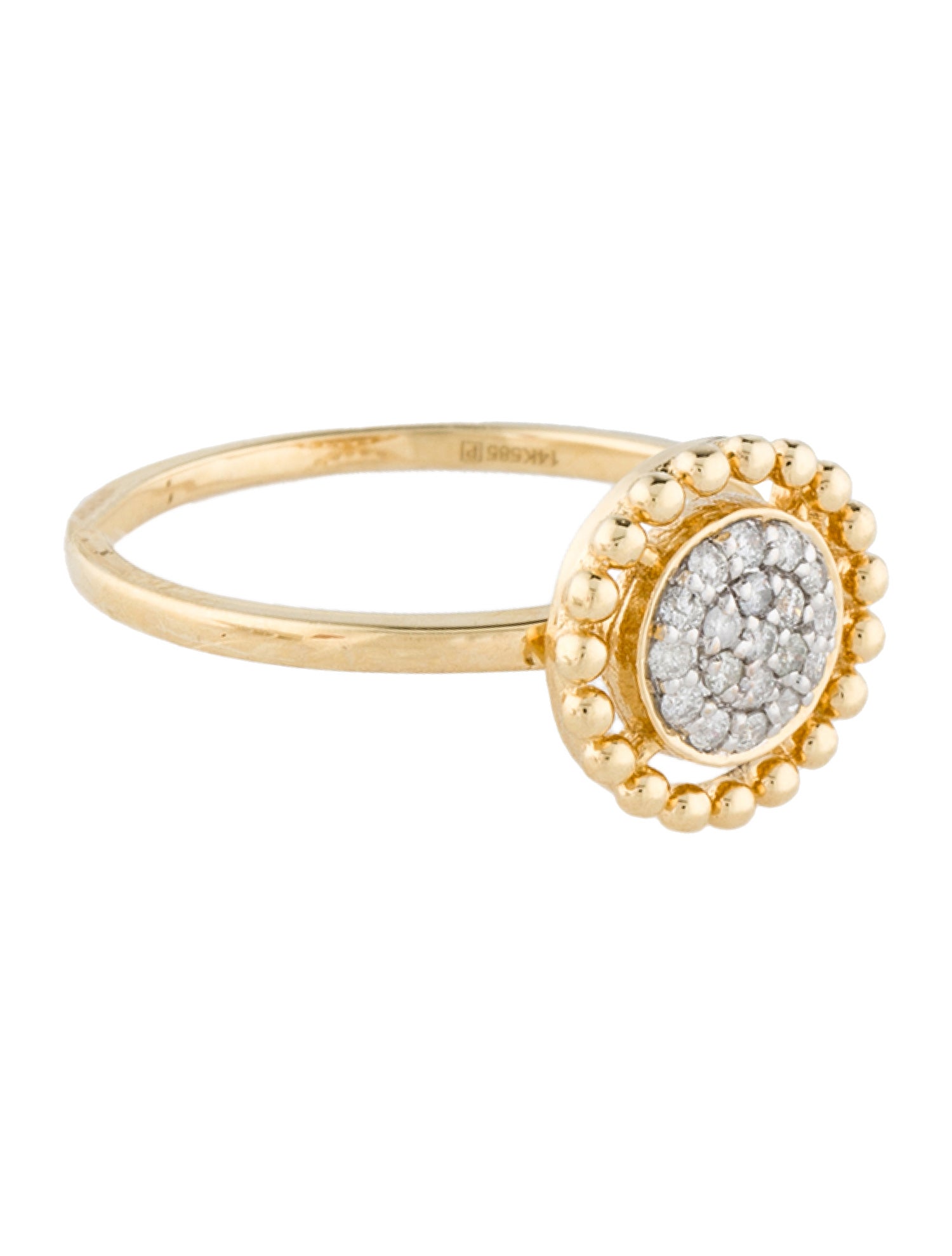 Ring 14K Diamond Cocktail