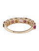 Ring 14K 1.80ctw Multi-Color Tourmaline Band Ring