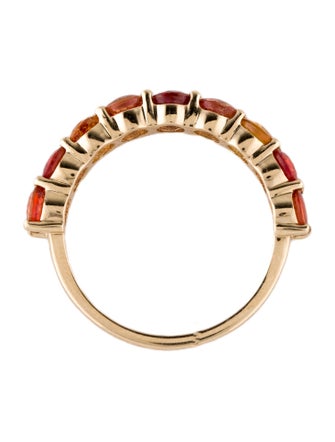 Ring 14K 1.77ctw Multi-Color Sapphire Band Ring