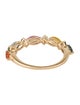 Ring 14K 1.22ctw Multi-Color Sapphire Band Ring