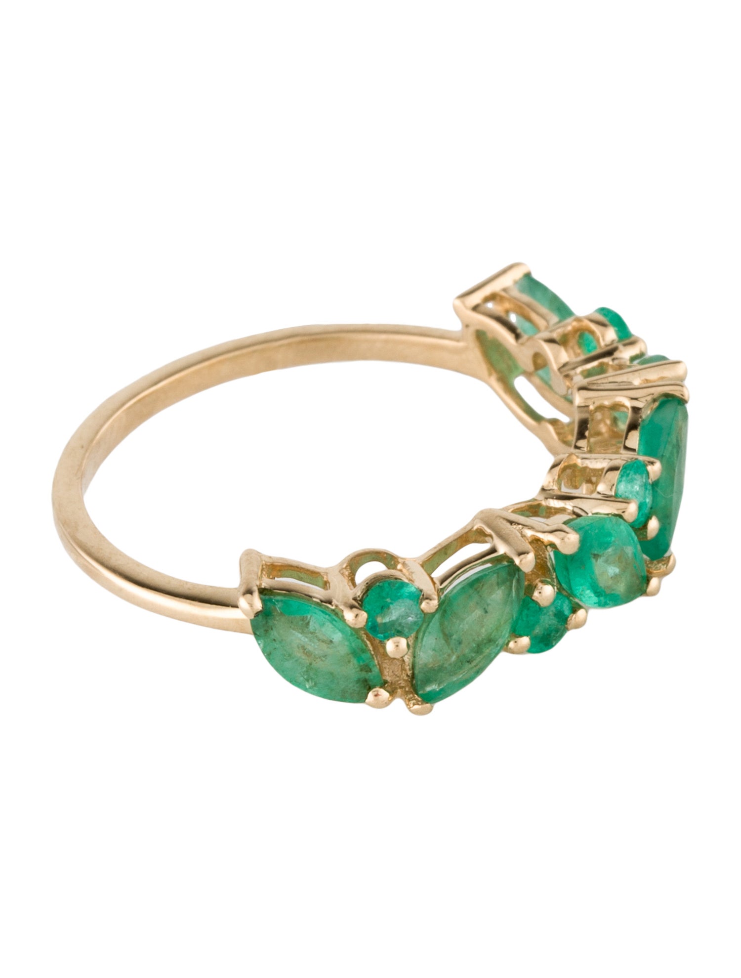 Ring 14K1.52ctw Emerald Band