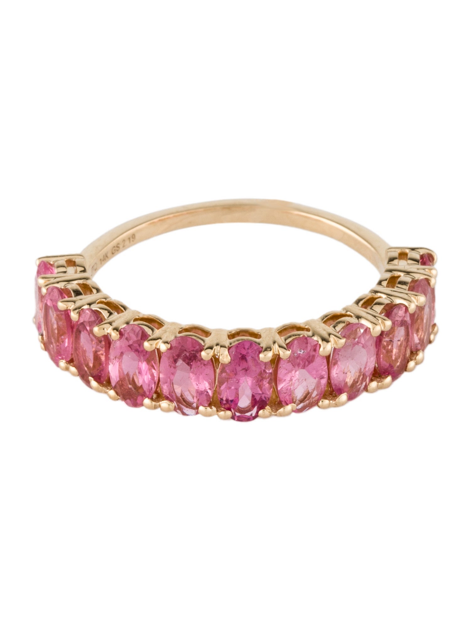 Ring 14K 2.19ctw Tourmaline Band Ring