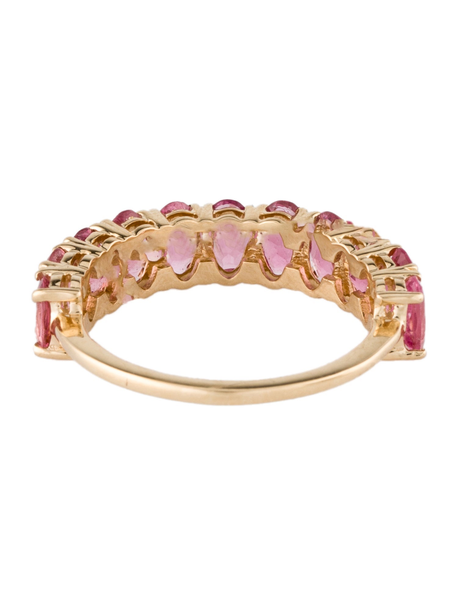 Ring 14K 2.19ctw Tourmaline Band Ring