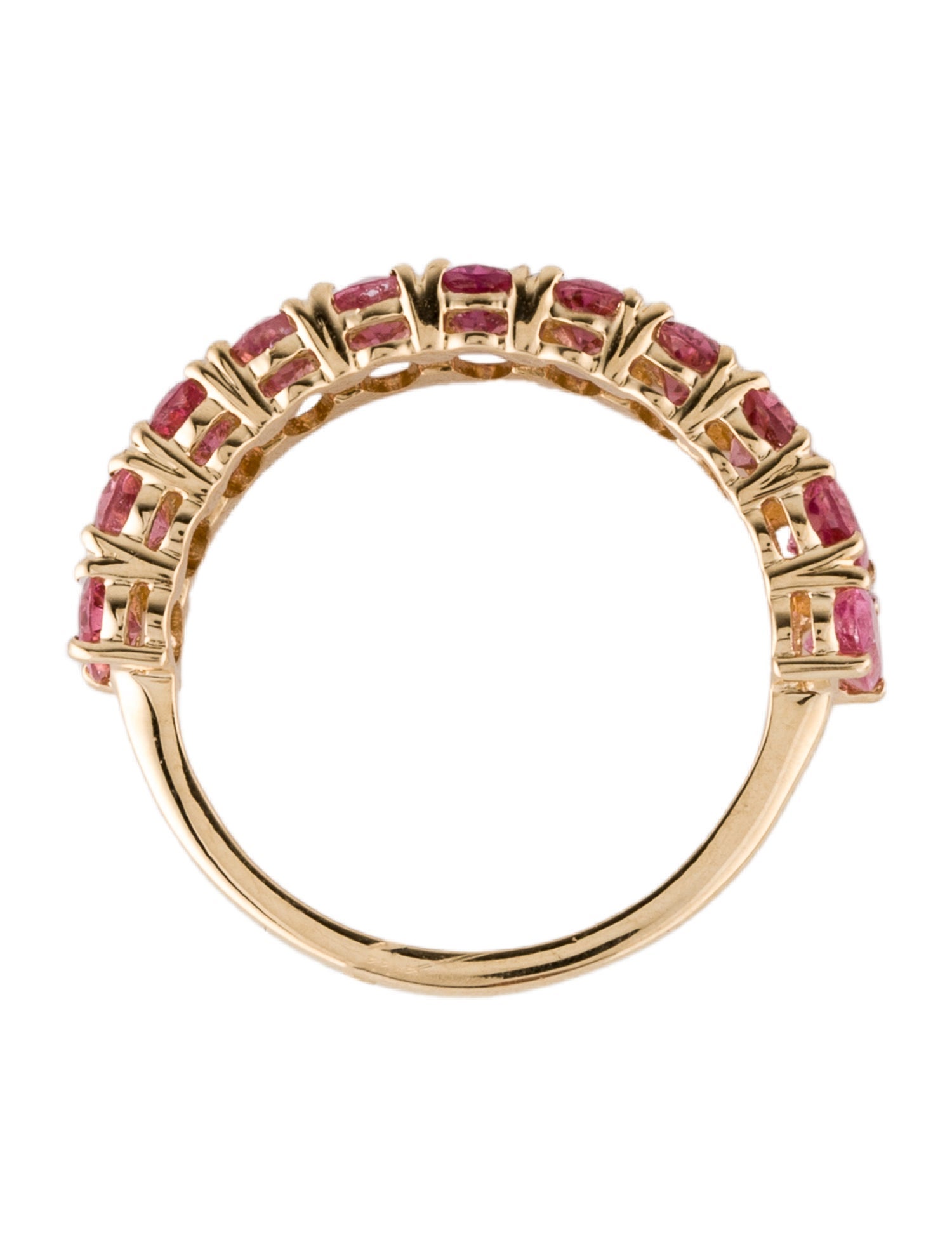 Ring 14K 2.19ctw Tourmaline Band Ring