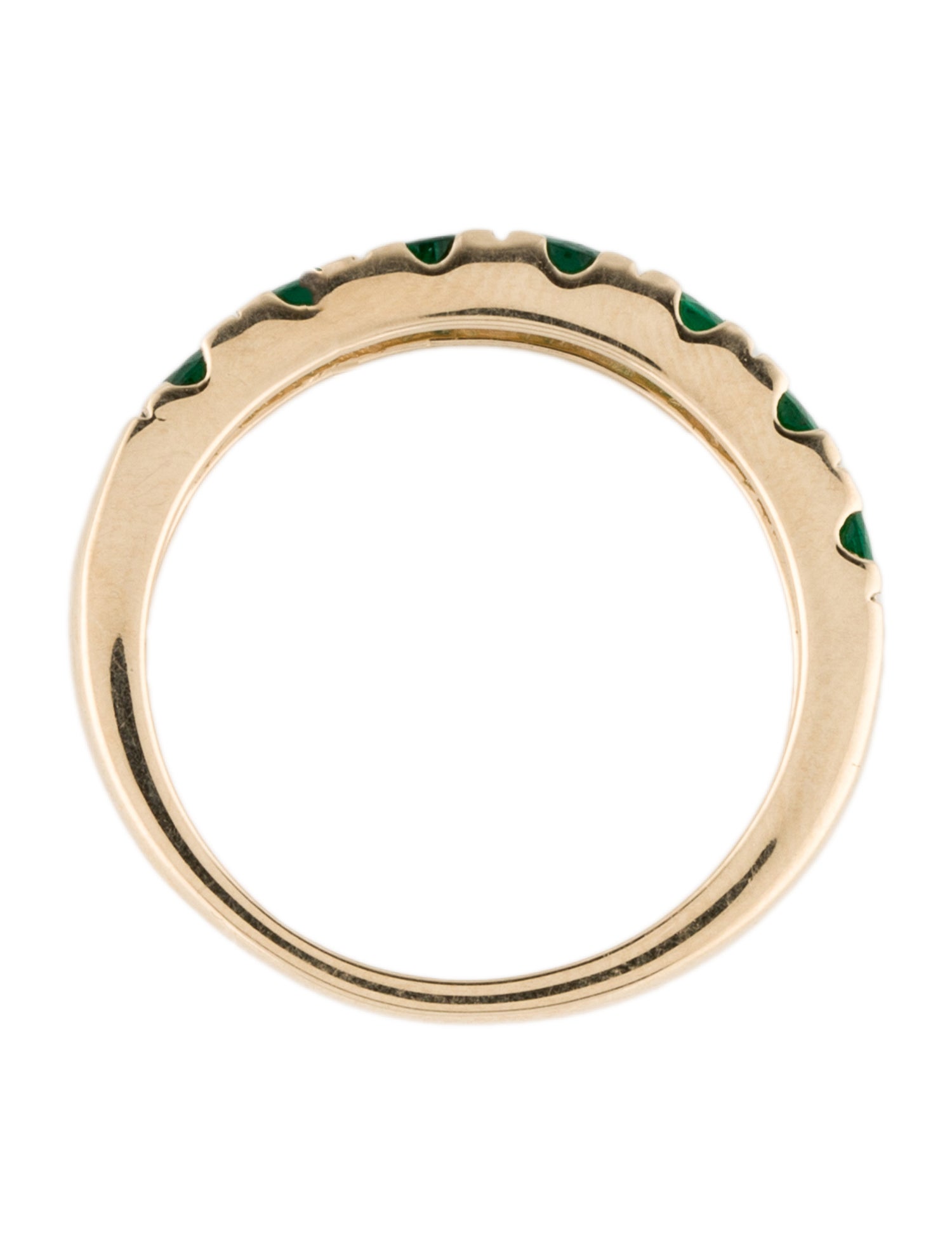 Ring 14K Emerald Band Ring