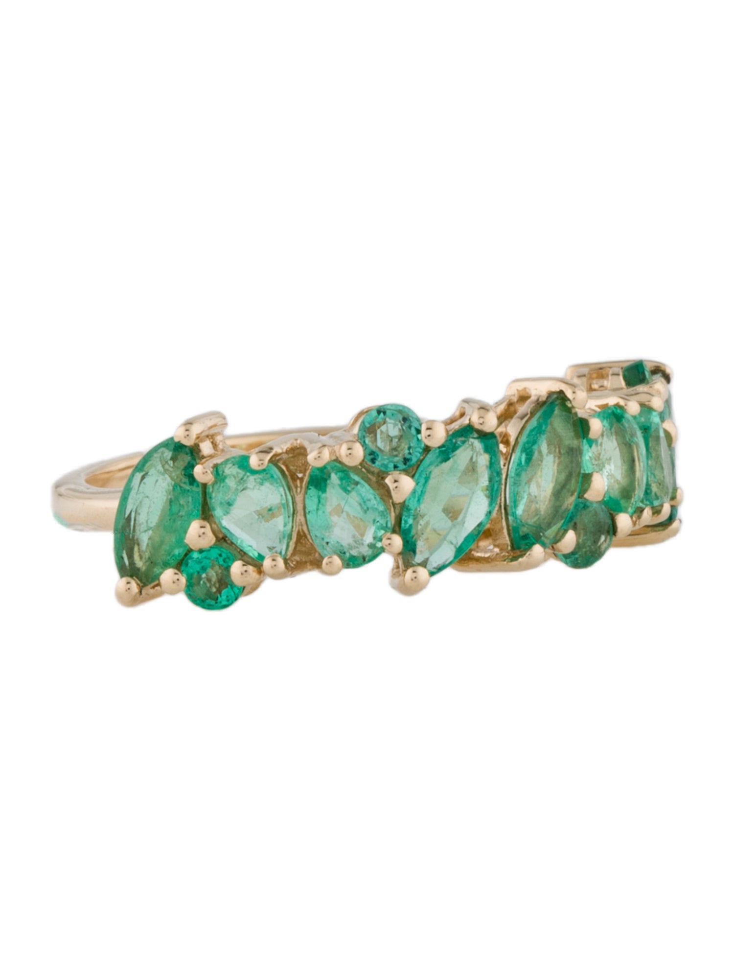 Ring 14K 1.15ctw Emerald Band Ring