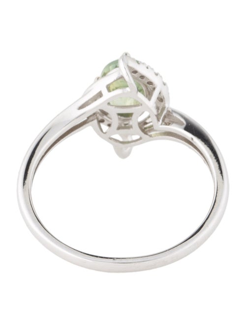 Ring 14K Sapphire & Diamond Cocktail Ring